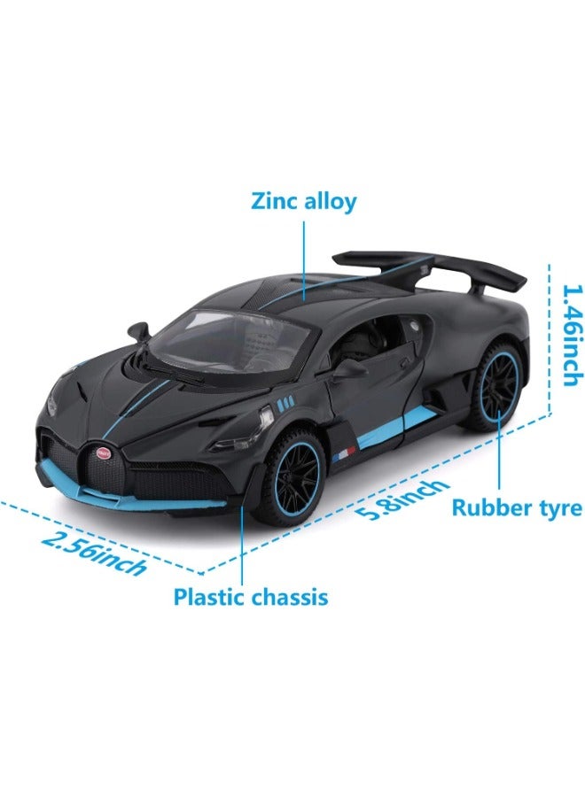 TOY GARDEN 1:32 Scale Simulation of Bugatti Divo Diecast Metal Toy Car for Kids – Best Gift for Boys, Realistic Design, Light & Sound  - Image 5