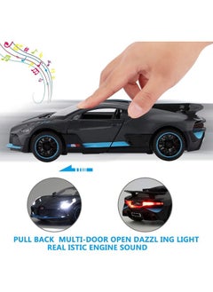 CHE ZHI 1:32 Diecast Metal Pullback Toy Car for Kids – Best Gift for Boys, Realistic Design, Light & Sound  - Image 4