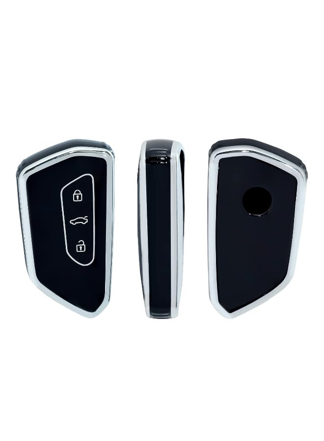 Car Key Case Cover & Protector for VW Tiguan , Golf 8 , Seat Leon, Skoda Octavia A8 , Cupra - Image 1