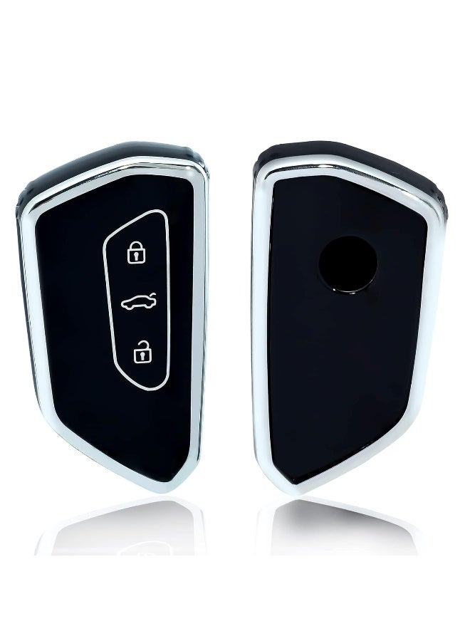 Car Key Case Cover & Protector for VW Tiguan , Golf 8 , Seat Leon, Skoda Octavia A8 , Cupra - Image 2