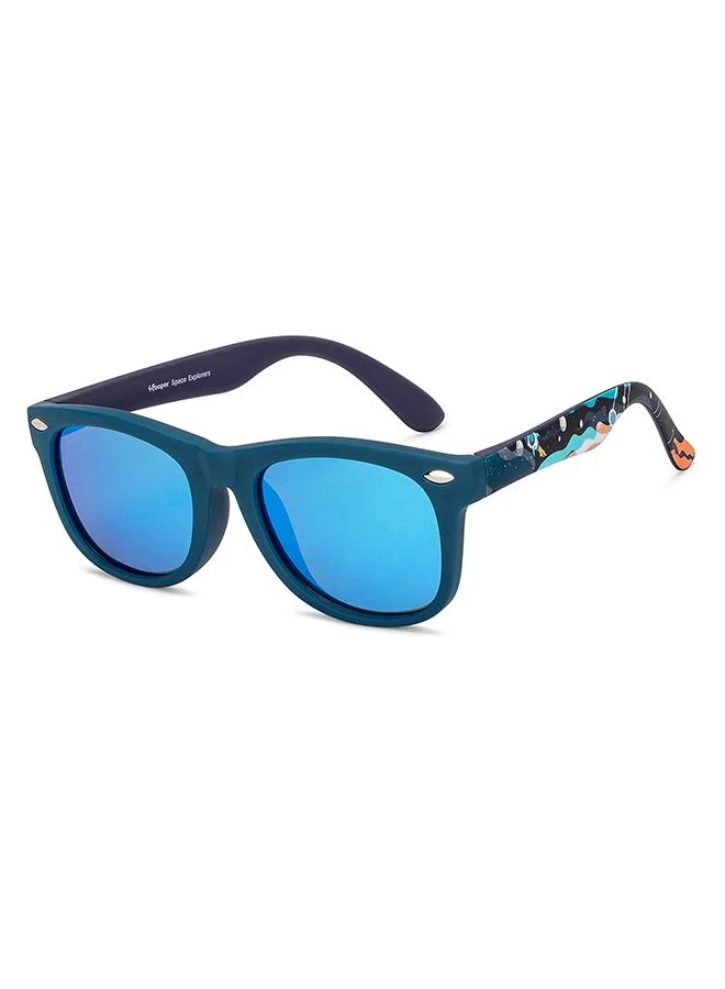 هوبر Hooper By Lenskart Space Explorers Collection Full Rim Square Latest And Stylish Kids Sunglasses Polarized And 100% UV Protected For Boys & Girls (Age 8-12 yrs) HP S16593L