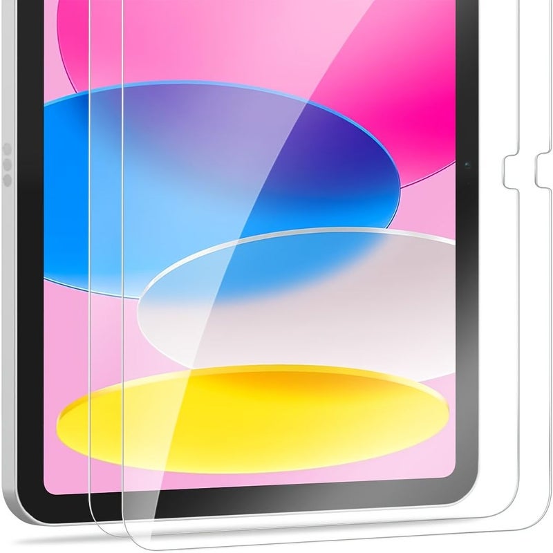For iPad Pro 11 Inch 2024 Only 2 Pack Tempered Glass Screen Protector Scratch Resistant Bubble Free HD Display Apple Pencil Compatible - Image 4
