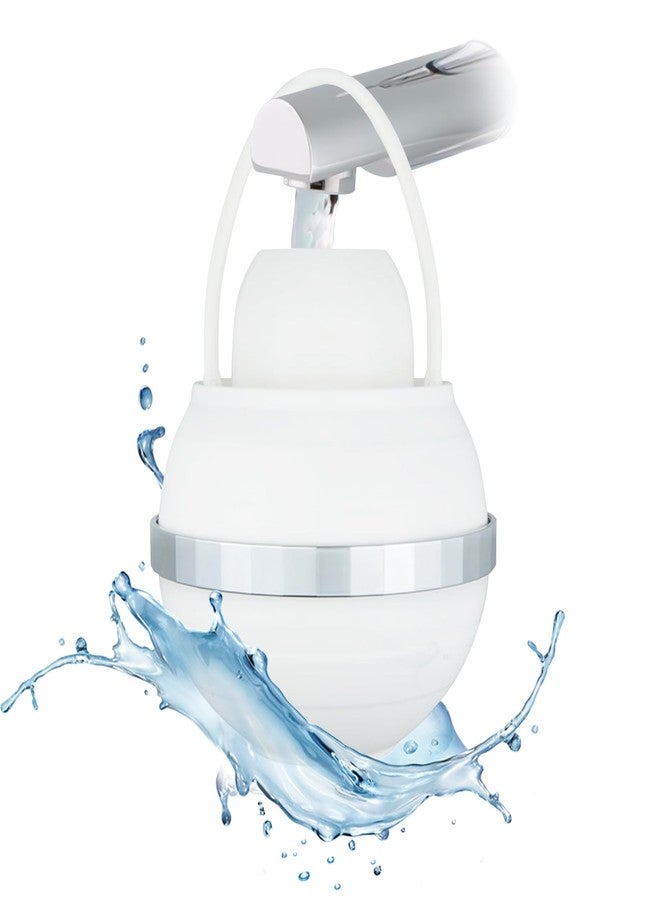 VALOME Bath Filter for Tub, 8 Stages Bathtub Water Filter, Bath Water Filter to Removes Lead, Chlorine and Fluoride, 2,500 Gallons of Filtration, Water Softener, BPA Free - Image 1