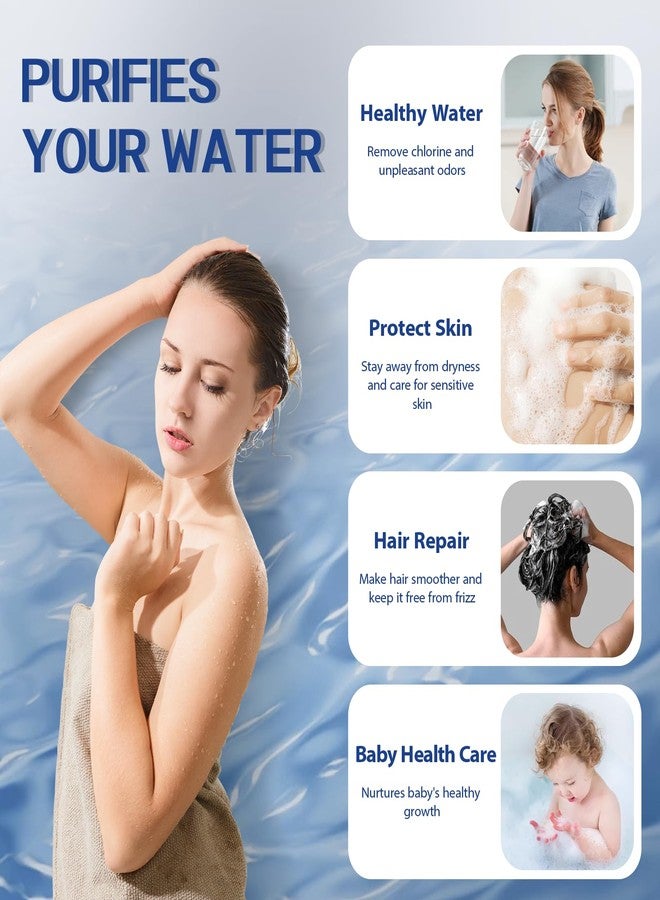 VALOME Bath Filter for Tub, 8 Stages Bathtub Water Filter, Bath Water Filter to Removes Lead, Chlorine and Fluoride, 2,500 Gallons of Filtration, Water Softener, BPA Free - Image 5
