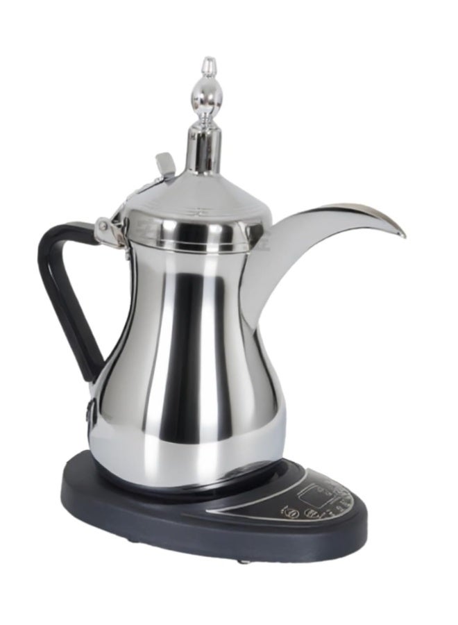 Denx Electric Arabic Coffee Pot Set, Stainless Steel, 1000 ml, Model DX2045 800W Power, Traditional Dallah Design, Electric Base, With Serving Cups, Keep Warm Function - Image 2
