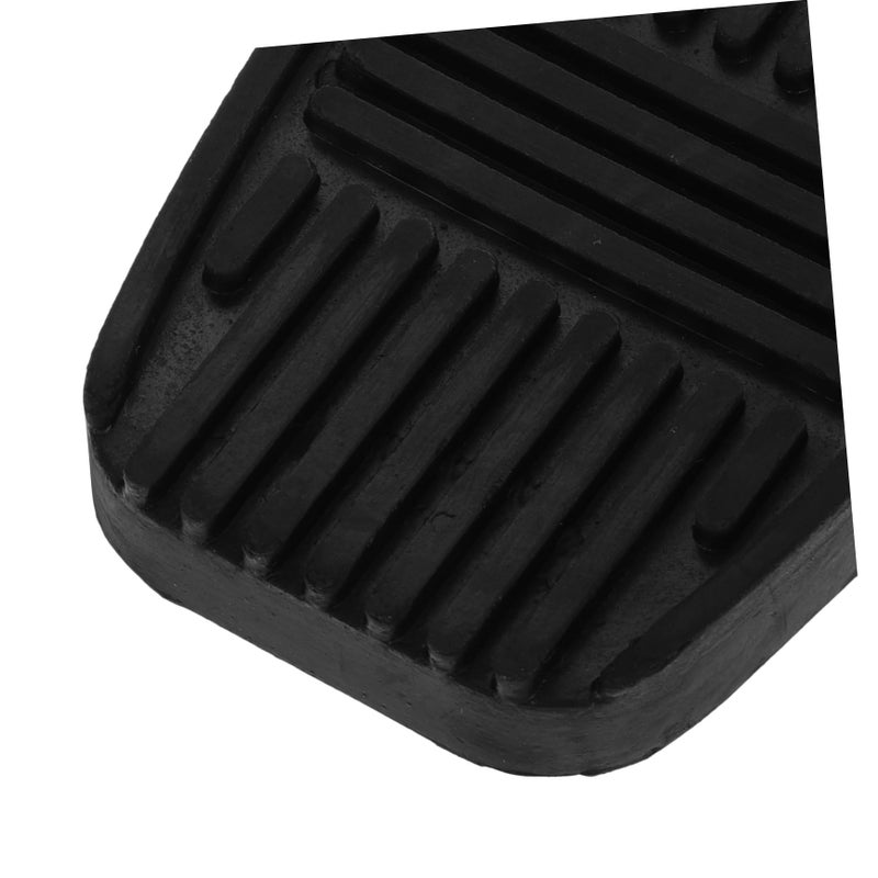 Nonslip Rubber Pedal Cover Set For Clutch And Hand Brake Black 2 Pieces - Image 4