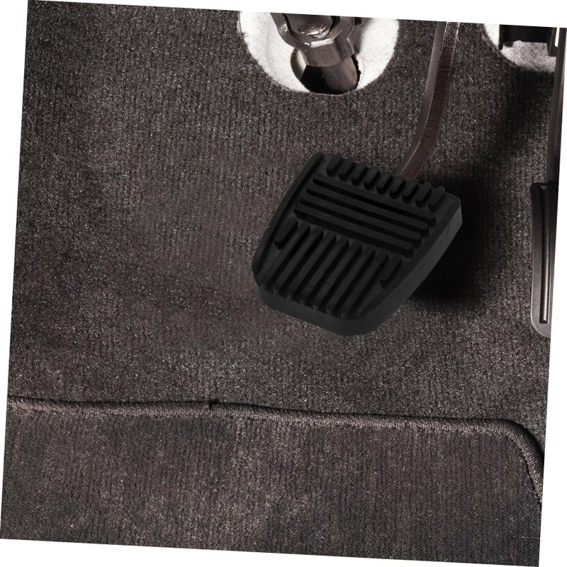 Nonslip Rubber Pedal Cover Set For Clutch And Hand Brake Black 2 Pieces - Image 5