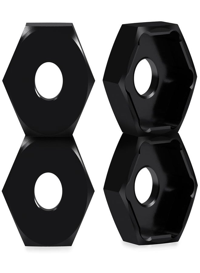 MOHERO 4Pcs 10mm to 12mm Wheel Hex Hub Adapters Combiner Aluminum Wheel Spacers for 1/10 Yokomo RC Drift Car Upgrade Parts - Image 1