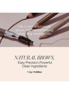 RMS Beauty RMS Beauty Back2Brow Pencil, Brow Pencil with Spoolie, Blonde Eyebrow Pencil, Brown Eyebrow Pencil, Black Eyebrow Pencil, Eye Brow Pencil  - Image 5
