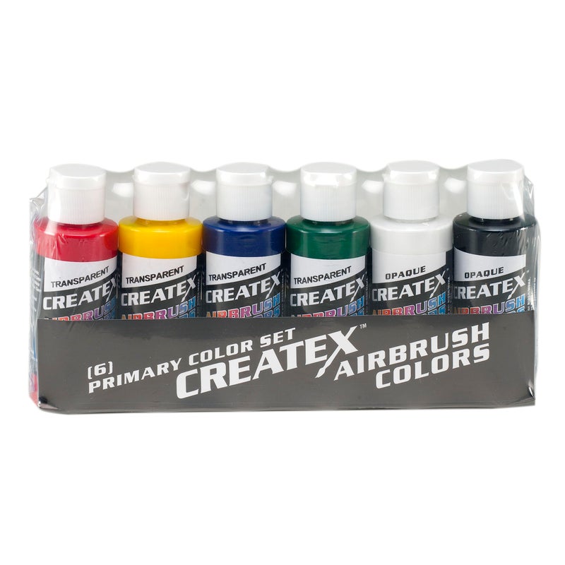 Wicked Colors W101-00 2-Ounce Wicked Primary Set Airbrush