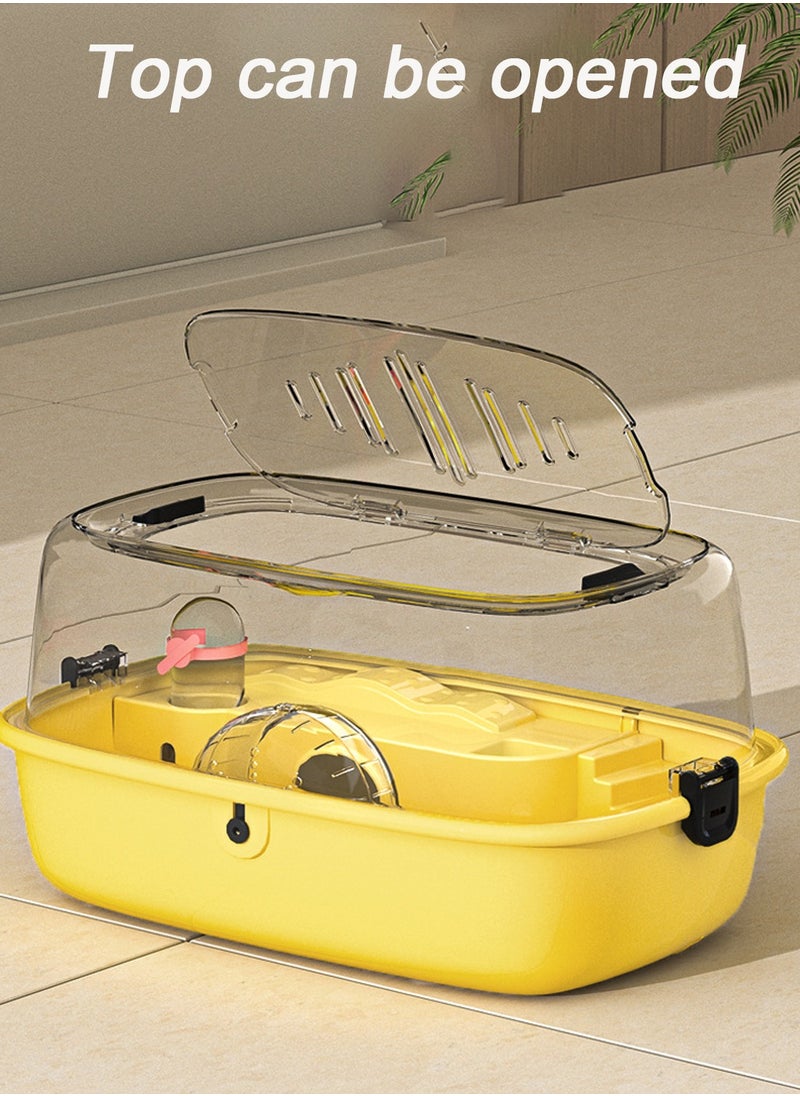 Kidle Hamster Cage Double-Layer Transparent Hamster Villa Panoramic Cage for Hamsters and Mouse Cage Small Pet House  - Image 4