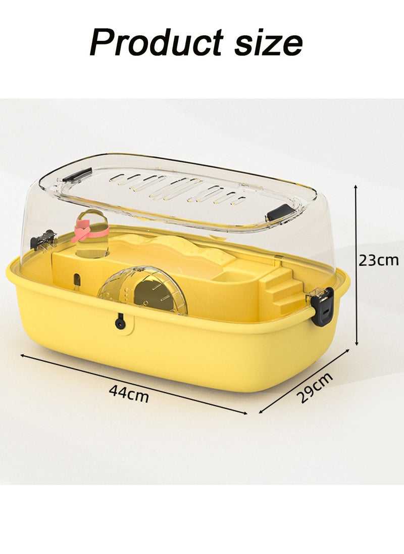 Kidle Hamster Cage Double-Layer Transparent Hamster Villa Panoramic Cage for Hamsters and Mouse Cage Small Pet House  - Image 5