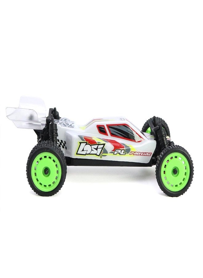 FACCNOY Pre-Mounted Pin Buggy Tires and Wheels Rims Hub Tires Set for 1/24 Losi Micro-B 1/28 Losi Micro-T Wltoys 244016 Upgrade Part (Black Micro-B) - Image 5