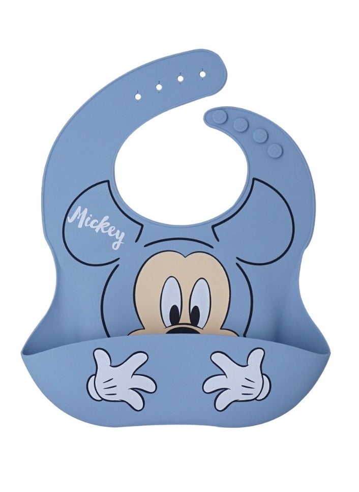 Disney Disney Kids Bib | Food Bib Featuring Favorite Disney Characters | Stain-Resistant and Easy to Clean Bib | Colorful Feeding Bib for Kids from Disney for a Fun Eating Experience | Bib with Attractive and Beloved Designs for Children | Original Disney Bib to Protect Kids' Clothes | Silicone Bib for Kids | Plastic Bib for Infants | Waterproof Kids Food Bib | Silicone Food Bib for Children 