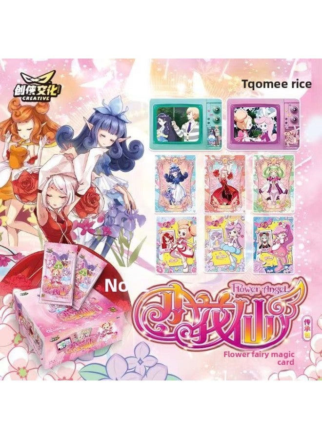 Genuine Small Flower Fairy Card Rice Fairy King Contract Card Princess Girl Miracle Power Collection Card Wholesale