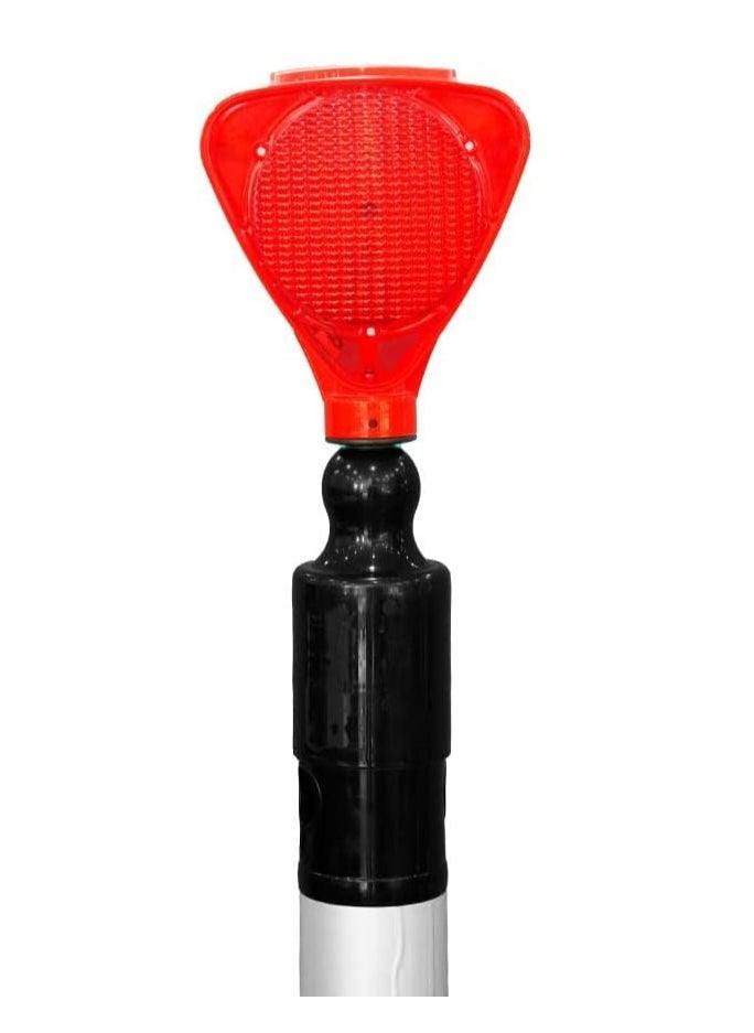 BERRY 120 CM Delineator Post - Black | Plastic Outdoor Warning Post with Sand Filled Weighted Base | Reflective Channelizer Post with Chain and Accessory Attaching Socket - pzsku/ZD252938D2655745BF70DZ/45/_/1723095743/d767bc06-9251-446f-a396-8afba72d1ee1