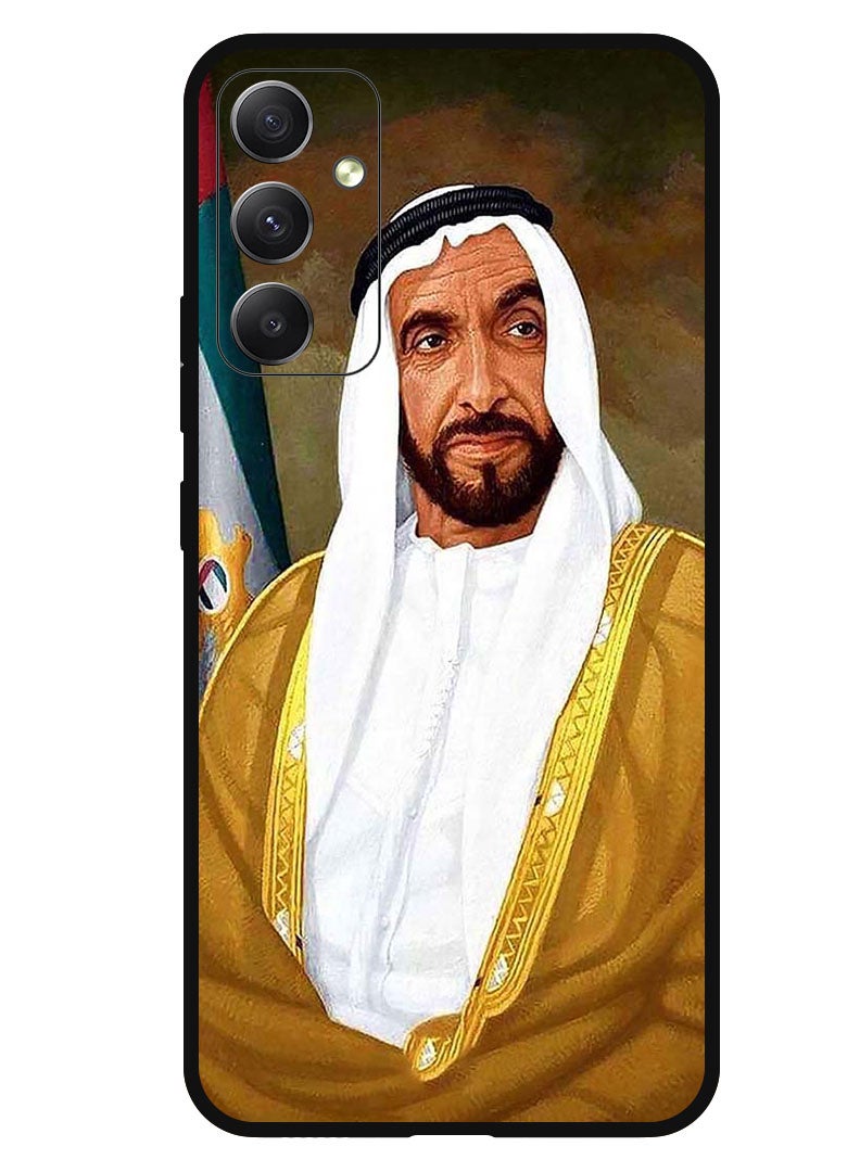 Theodor Protective Case Anti Scratch Shock Proof Bumper Cover For Samsung Galaxy A24 4G Sheikh Zayed Painting - Image 1