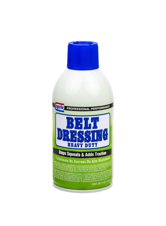 Cyclo Belt Dressing Heavy Duty 226g Automotive Belt Conditioner Spray Stops Squeal Improves Grip Reduces Slippage for Fan Belts V Belts Rubber Belts Car Maintenance Lubricant Treatment - Image 1