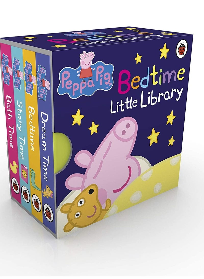 Peppa Bedtime Little Library 4 Story Board English Book - Image 1