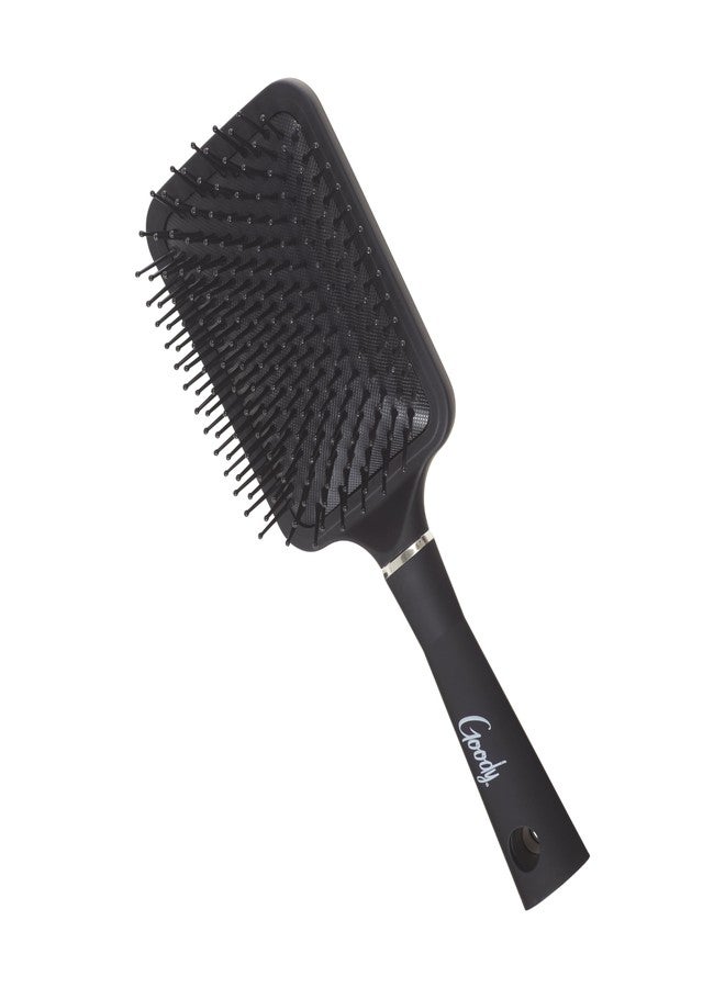 Goody Detangle It Paddle Brush, Black, Custom Style Detangler with Ball-Tipped Bristles, Use as a Detangling or Styling Brush to Tackle Tangles & Knots, For Medium Hair - Image 3
