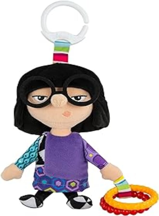 Lamaze Disney/Pixar Clip & Go, Edna Clip-On Stroller Toy