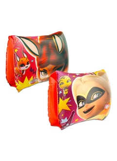 Miraculous Miraculous Ladybug Bath Toys Set - Miraculous Ladybug Summer Pool Toys Bundle with Inflatable Arm Floaties, Goggles, Stickers and More (Miraculous Ladybug Beach Toys)  - Image 2