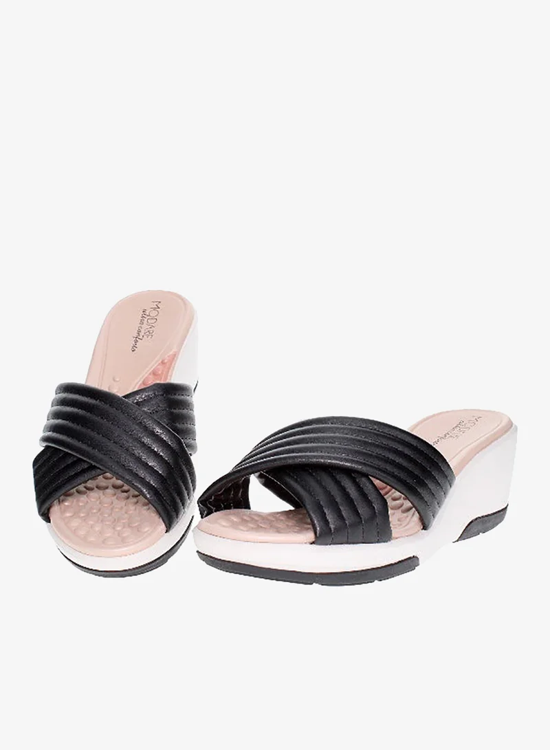 مودار صنادل بكعب إسفيني للنساء - صنادل أنيقة بكعب إسفيني للبنات وللارتداء اليومي