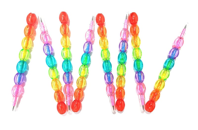 Hookcart Non Sharpening Stacking Pencil for Kids, for Return Gift Designer Stylish Pencil (Set of 4PCS/Multicolor) - Image 3
