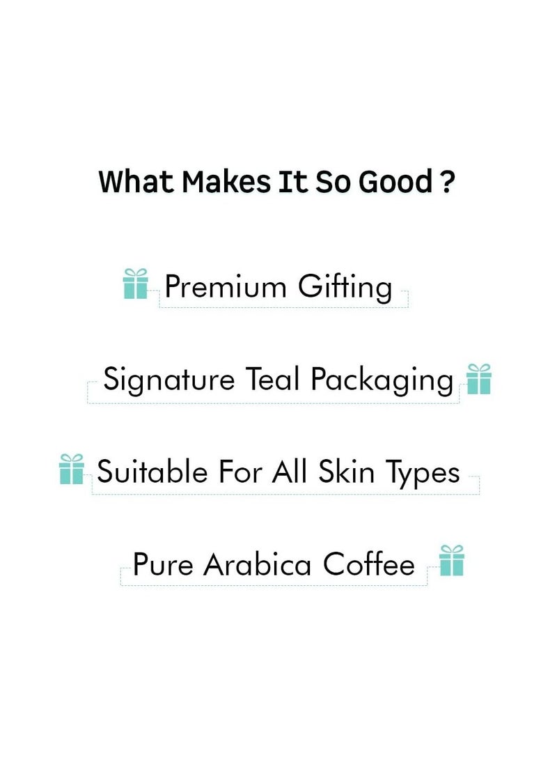 إم كافيين مجموعة هدايا mCaffeine للعناية بالبشرة مجموعة من 4 - Image 3