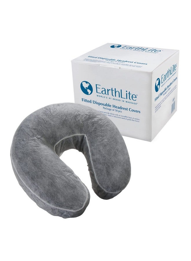 EARTHLITE Fitted Disposable Face Cradle Covers - Medical-Grade, Soft, Non-Sticking Massage Headrest Covers for Massage Tables & Massage Chairs (50 count) - Image 1