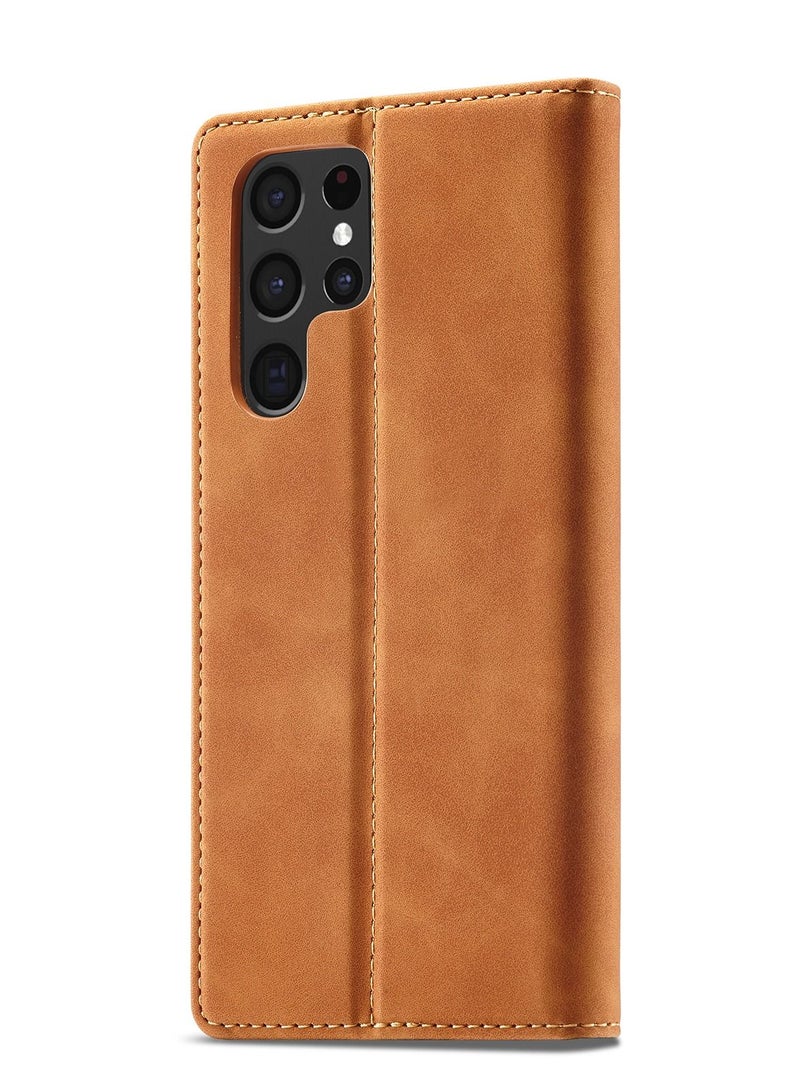 Suteni Flip Cover Leather Protective Case for Samsung Mobile Phone