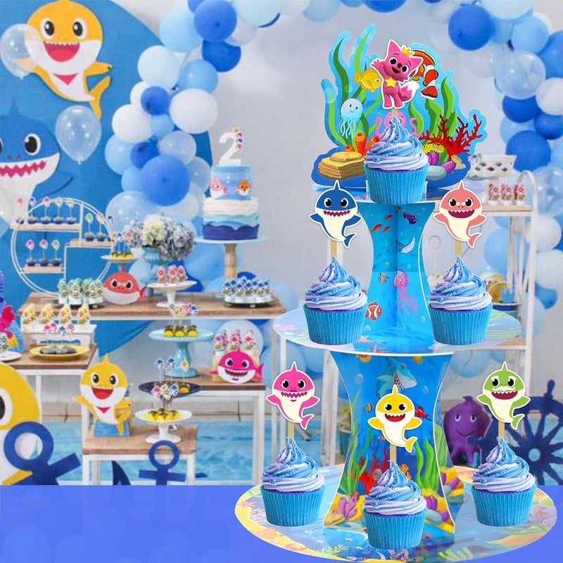 Seyal Bby Shark Cupcake Topper - Image 4