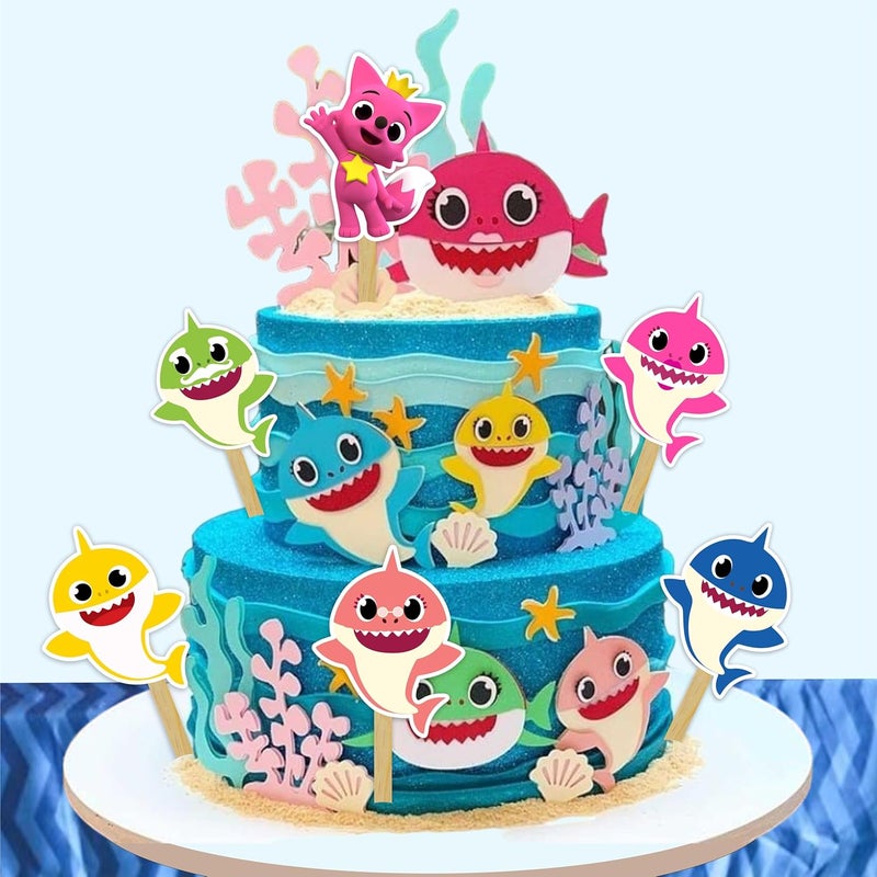 Seyal Bby Shark Cupcake Topper - Image 2