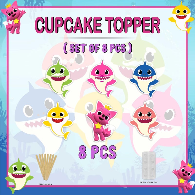 Seyal Bby Shark Cupcake Topper - Image 5