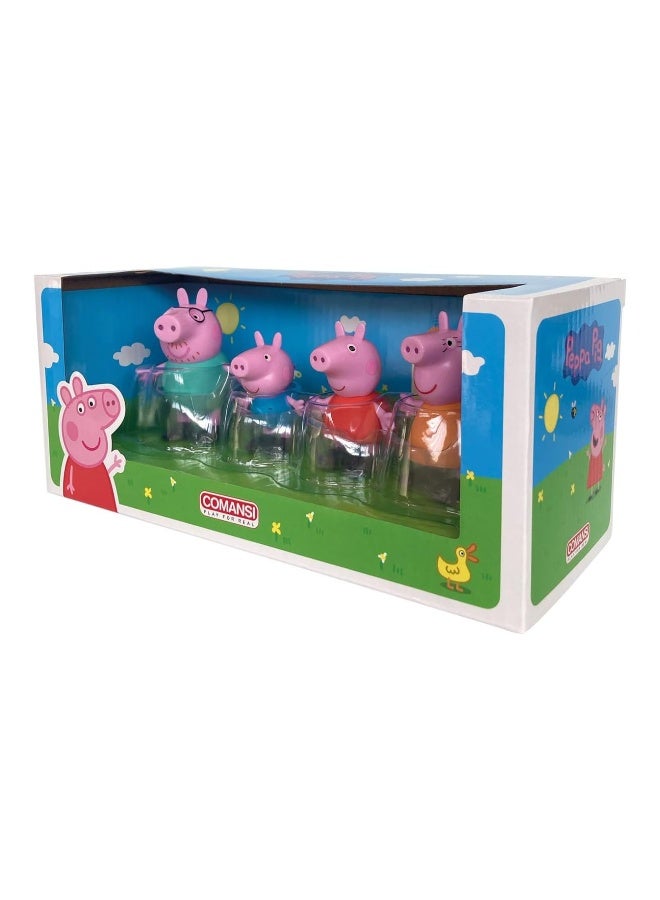 Peppa Pig بيبا بيغ 4 تماثيل في صندوق هدايا - Image 1