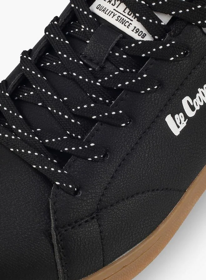 Lee Cooper BLACK Lace-Up Ankle School Sneakers for Women | Best Price UAE