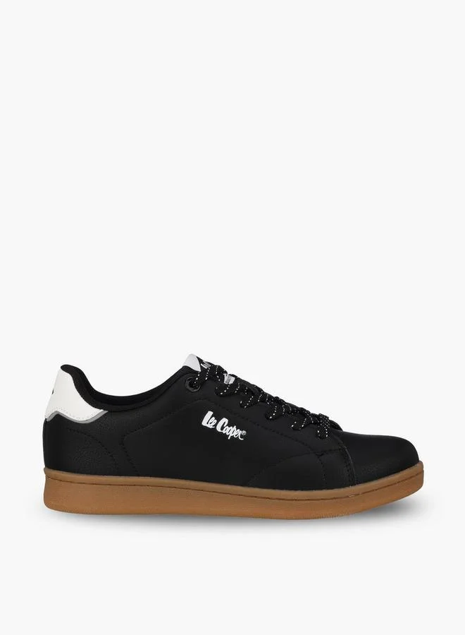 Lee Cooper BLACK Lace-Up Ankle School Sneakers for Women | Best Price UAE