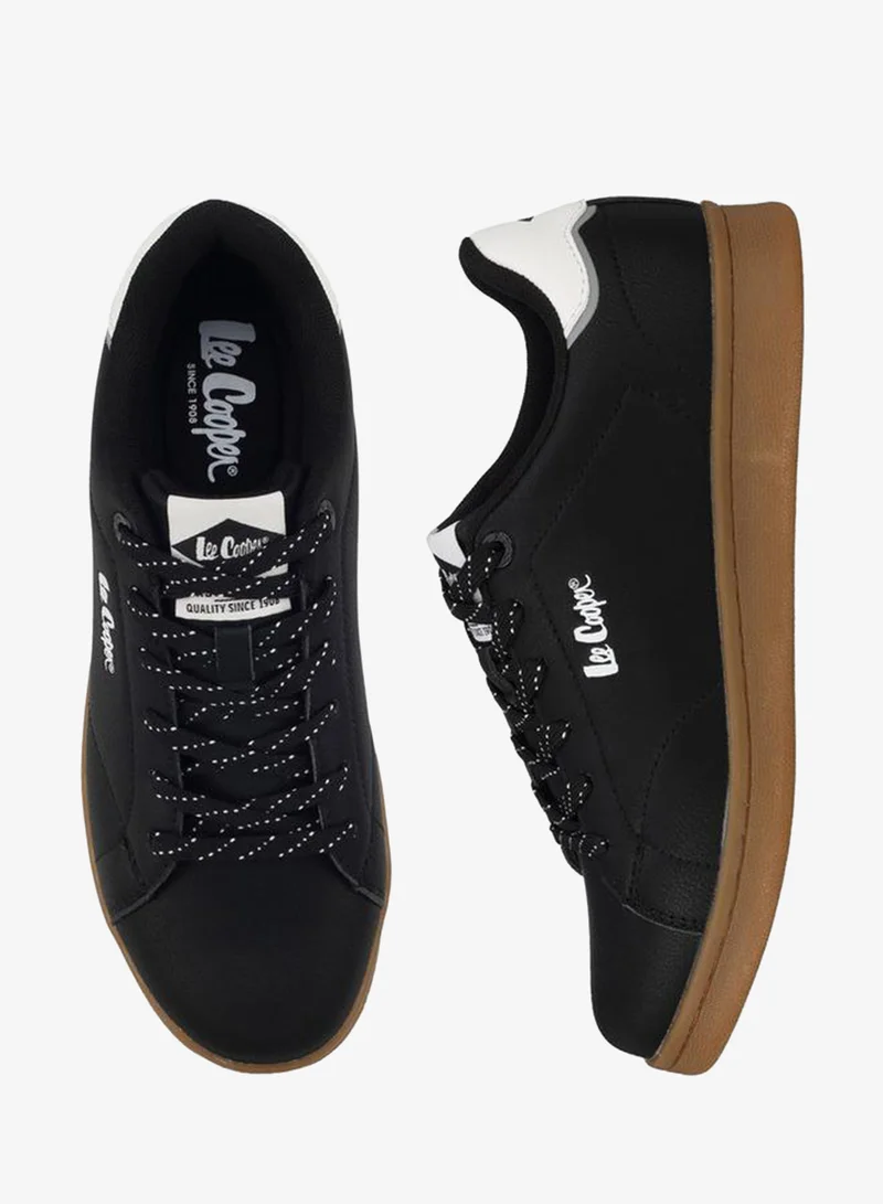 Lace-Up Ankle School Sneakers