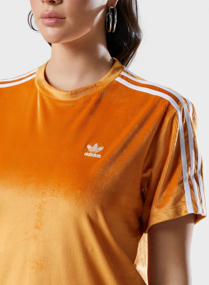 adidas Originals 3 Stripe Trefoil T-Shirt