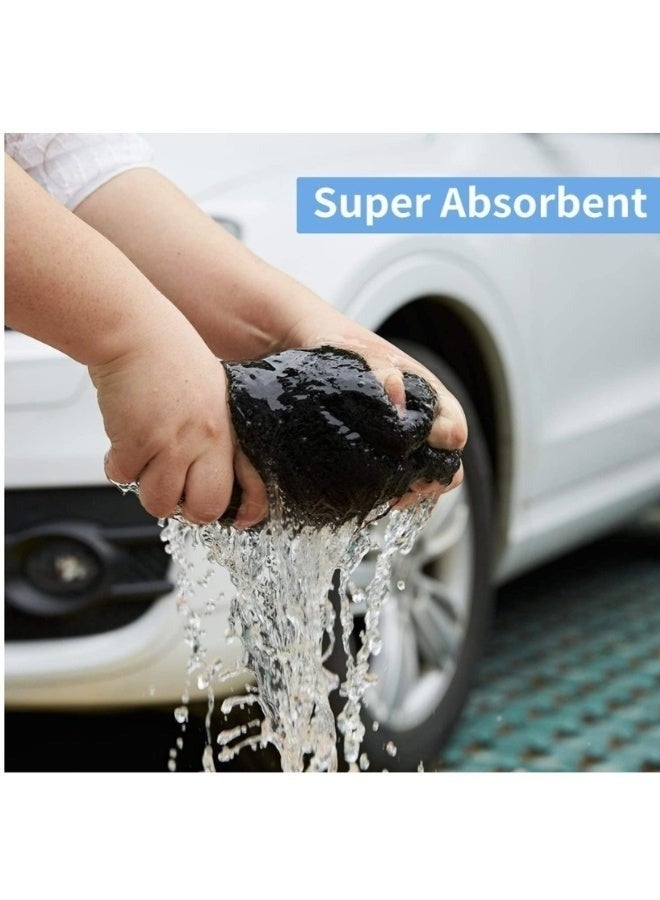 Happy Home Professional Premium Microfiber Car Drying Towel, Ultra-Absorbent with Twisted Loop Technology, Streak & Scratch Free Drying for Cars 40*40cm (Grey) - Image 4