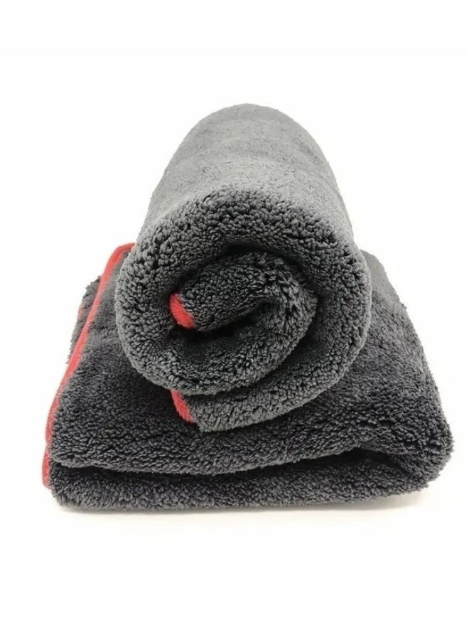 Happy Home Professional Premium Microfiber Car Drying Towel, Ultra-Absorbent with Twisted Loop Technology, Streak & Scratch Free Drying for Cars 40*40cm (Grey) - Image 5