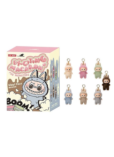 【One Random Color 1pcs】LABUBU LABUBU Generation Of The Motherland Version Of The Macaron Bubble Series Blind Box Vinyl Doll Plush Doll Gift 【One Random Color 1pcs】