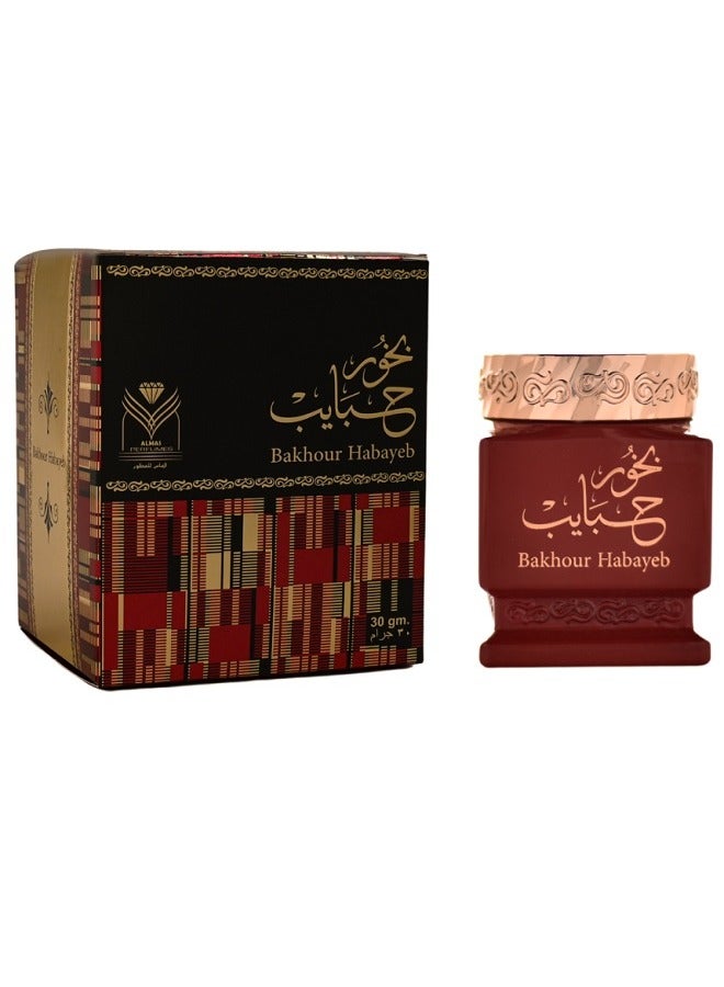 ALMAS PERFUMES BAKHOUR HABAYEB 30g