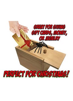 FunFamz The Original Spider Prank Box Funny Wooden Box Toy Prank Hilarious Christmas Money Gift Box Surprise Toy And Gag Gift Practical Joke Bromas Kit  - Image 4