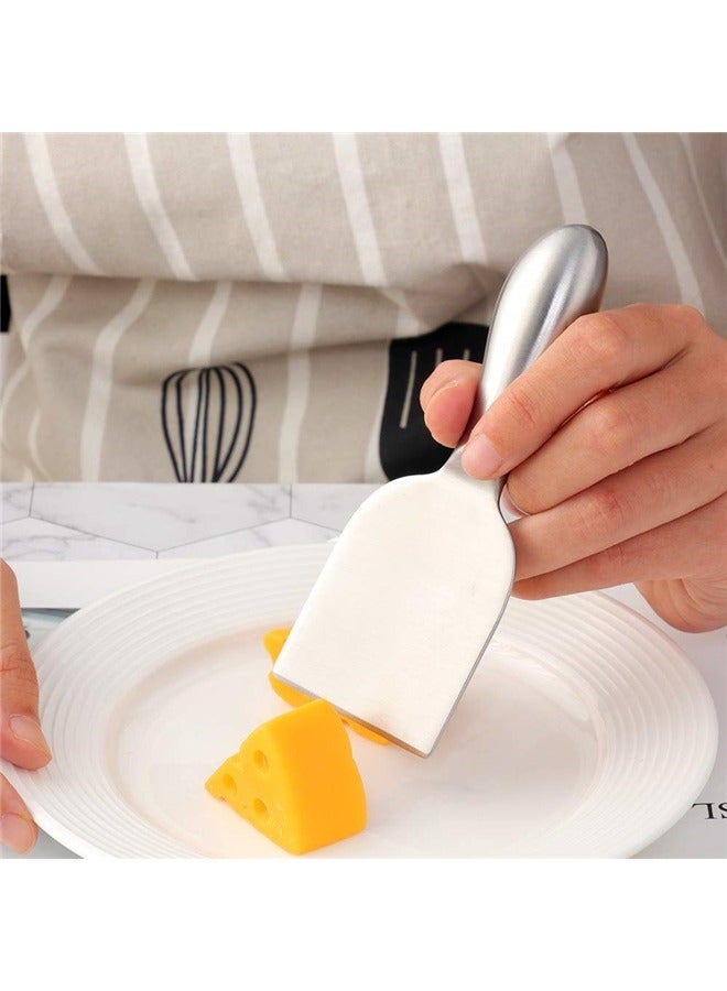 Stainless Steel Cheese Shovels, 5.3 Inch Hollow Handle Cheese Spatula for Slicing and Spreading, Dishwasher Safe  - Image 2