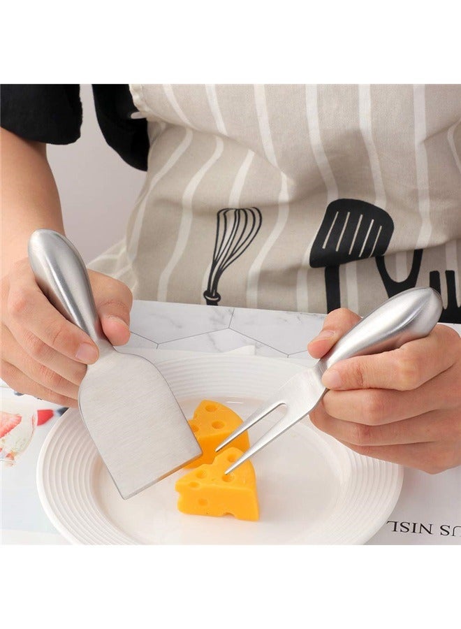Stainless Steel Cheese Shovels, 5.3 Inch Hollow Handle Cheese Spatula for Slicing and Spreading, Dishwasher Safe  - Image 3