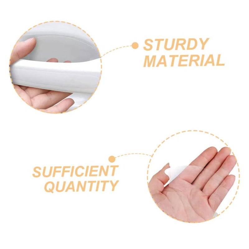 4 Pcs Car Door Handle Protector Scratch Resistant Film For Universal Car Models Black - Image 4