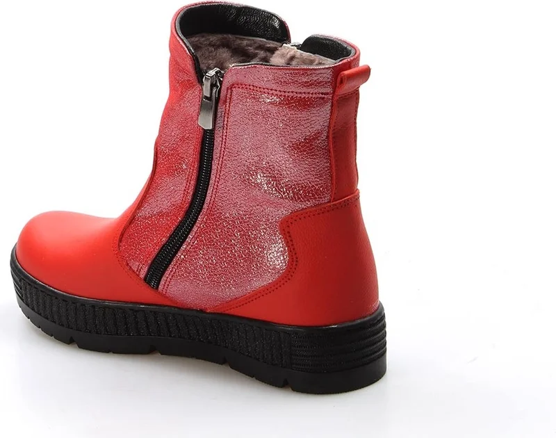 فاست ستيب Leather & Shearling Kids Classic Boots 769KXA125