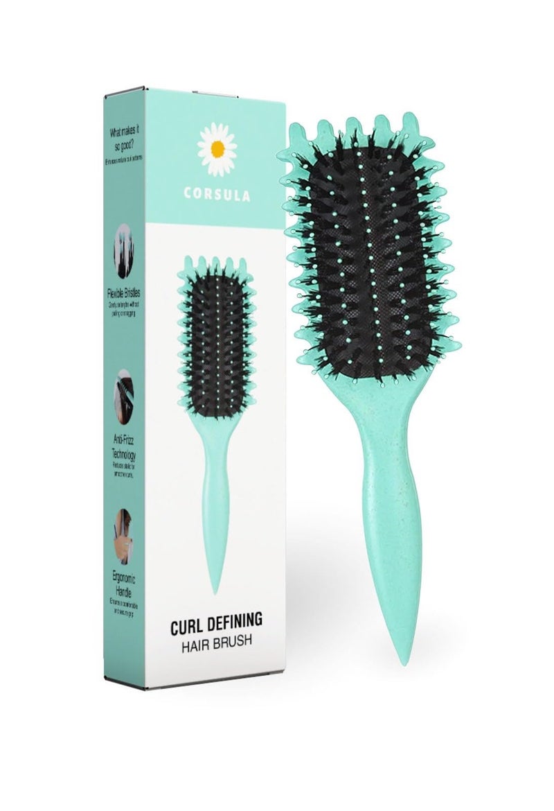 CORSULA Curl Defining Brush, Curl Hair Brush, Curl Define Styling Brush, for Combing and Shaping Men's and Women's Curls to Reduce Pulling - Image 1