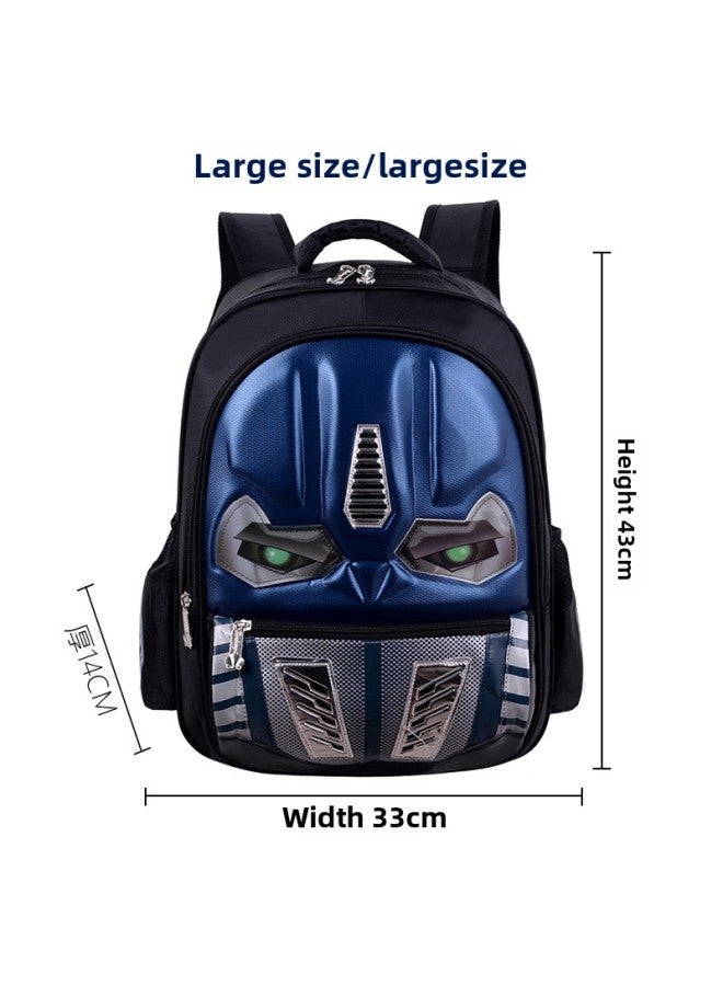 Ultraman Boys' Student Schoolbag Grade 1-3-6 Super Lightweight Children's Waterproof Kindergarten Customized One-piece Delivery-Color:Large Sapphire Blue - Image 1